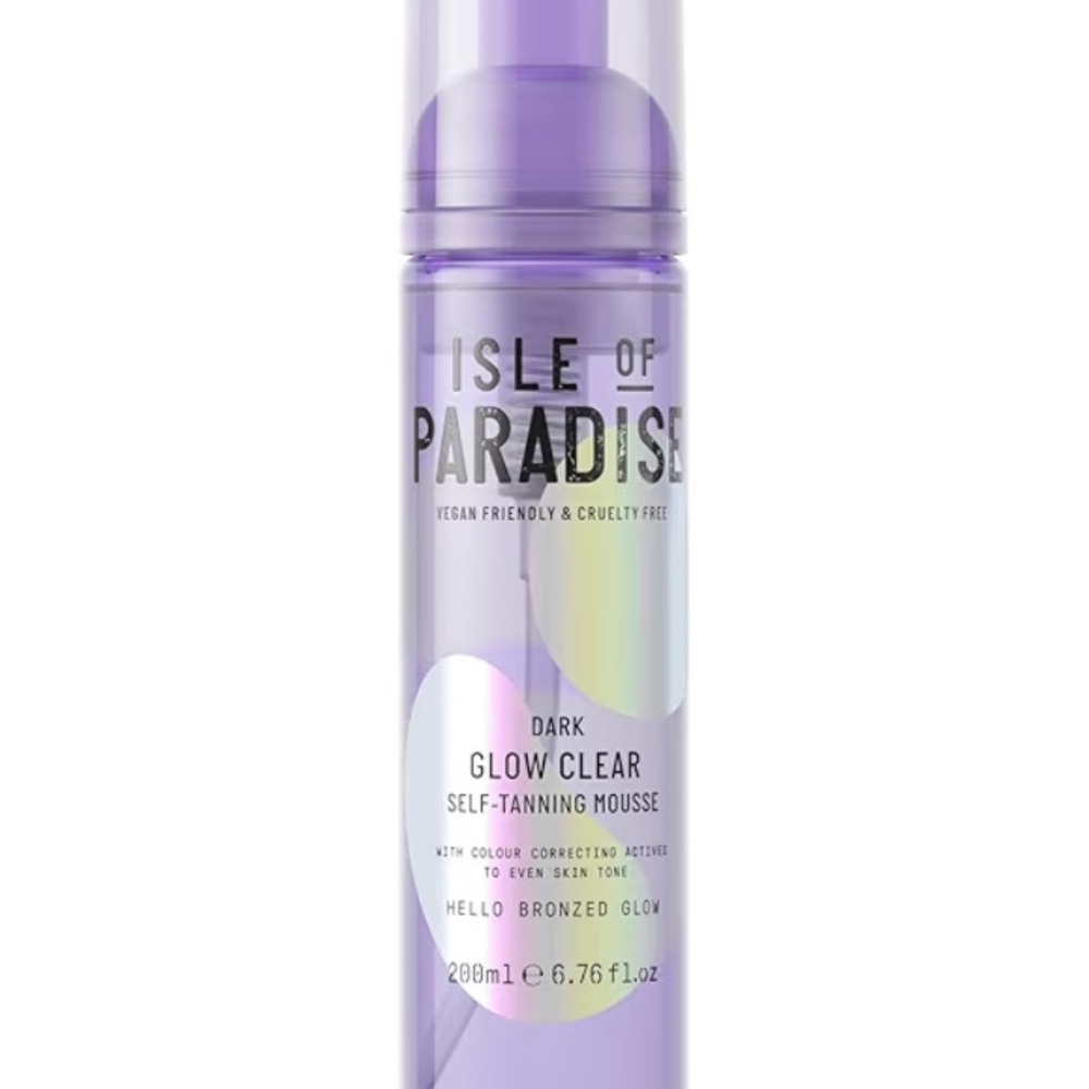 Isle of Paradise Dark Glow Clear Mousse - Purple